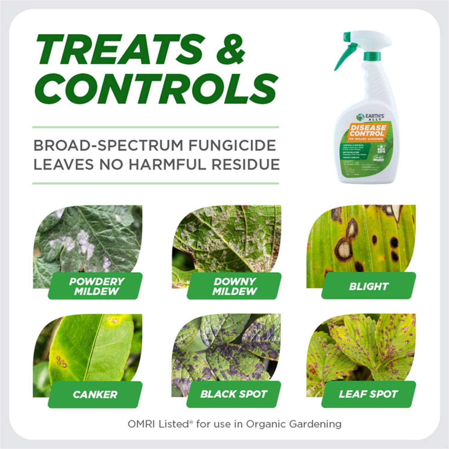  Earth's Ally Organic Liquid Disease Control 24 Oz