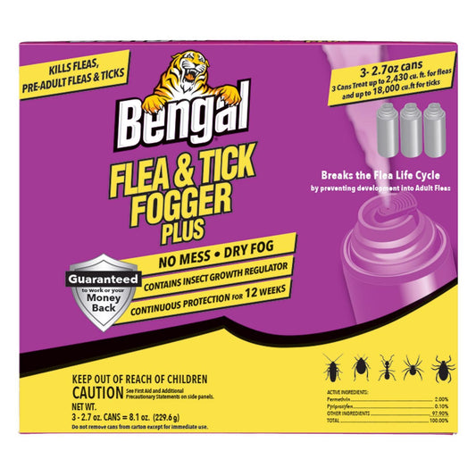  Bengal Plus Flea & Tick Killer Fog 3-2.7 Oz