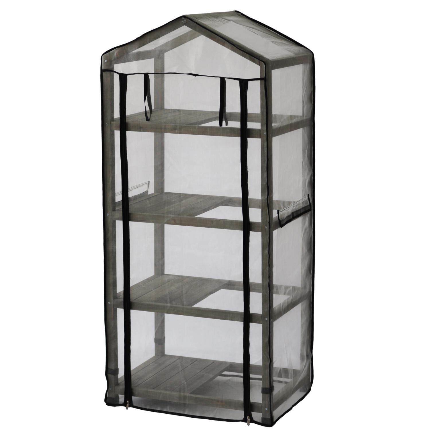  VegTrug Nursery Gray 28 In. W X 19.6 In. D X 62 In. H Greenhouse