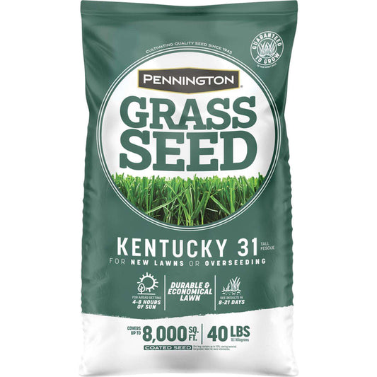  Pennington Kentucky 31 Tall Fescue Grass Sun Or Shade Grass Seed 40 Lb