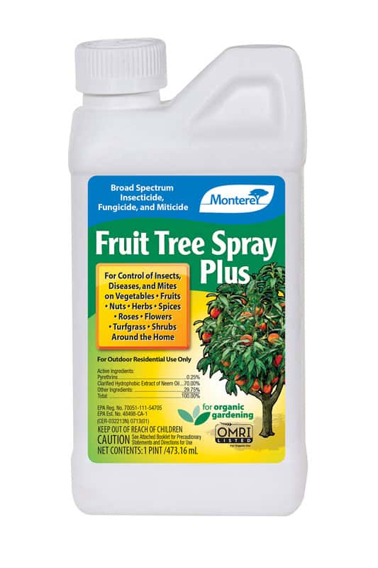  Monterey Fruit Tree Spray Plus Organic Insect Killer Liquid Concentrate 1 Pt