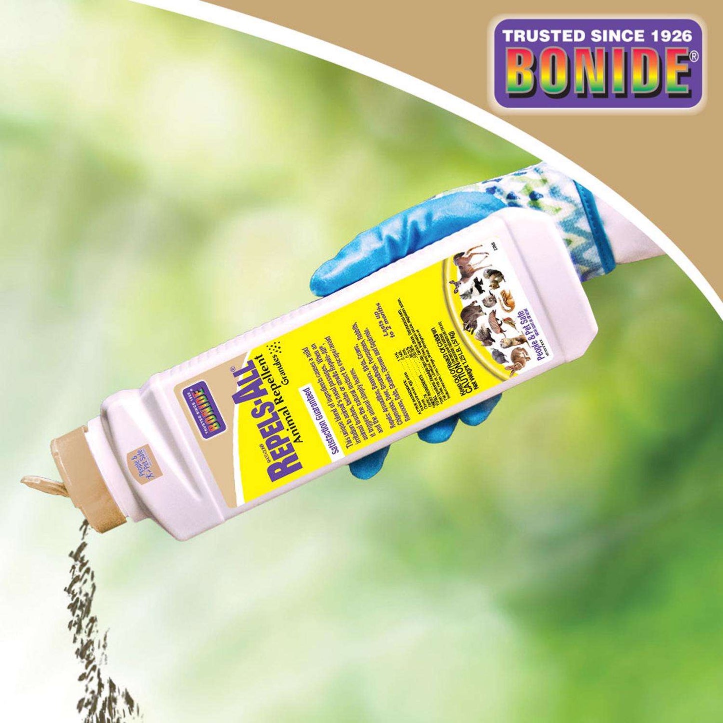  Bonide Repels-All Animal Repellent Granules For Most Animal Types 1.25 Lb