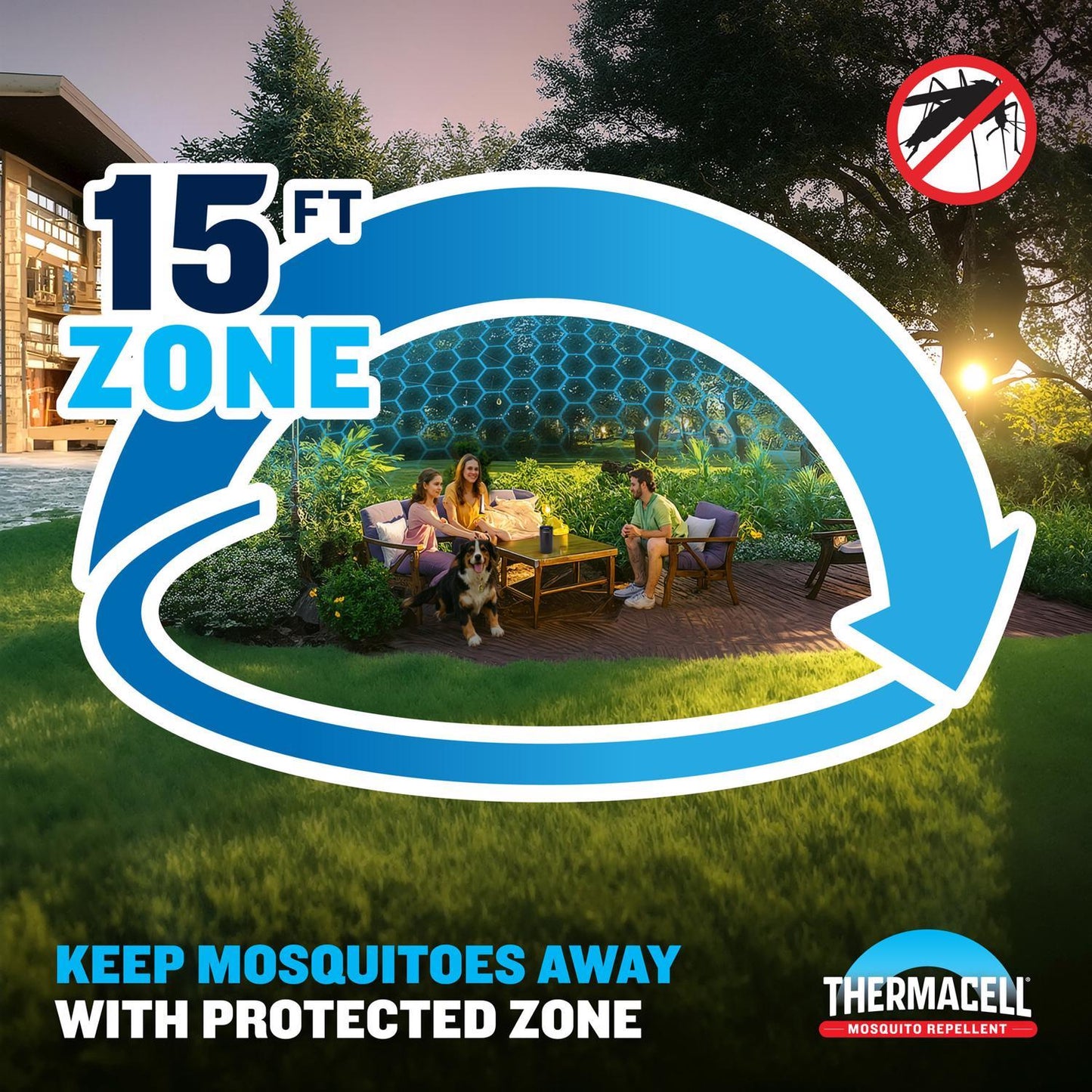  Thermacell Insect Repellent Refill Cartridge For Mosquitoes/Other Flying Insects 4 Pk