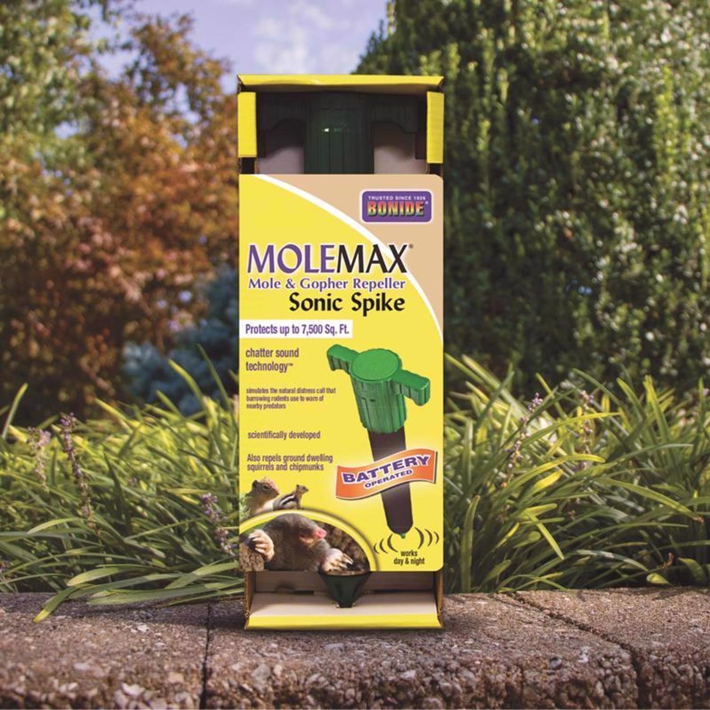 Bonide MoleMax Animal Repellent Stake For Gophers And Moles 1 Each