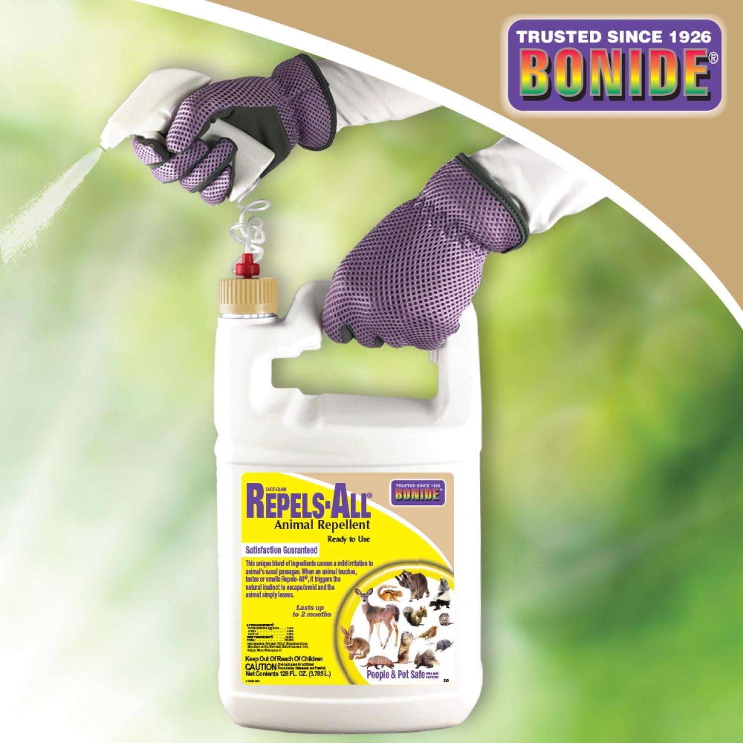  Bonide Repels-All Animal Repellent Liquid For Most Animal Types 128 Oz