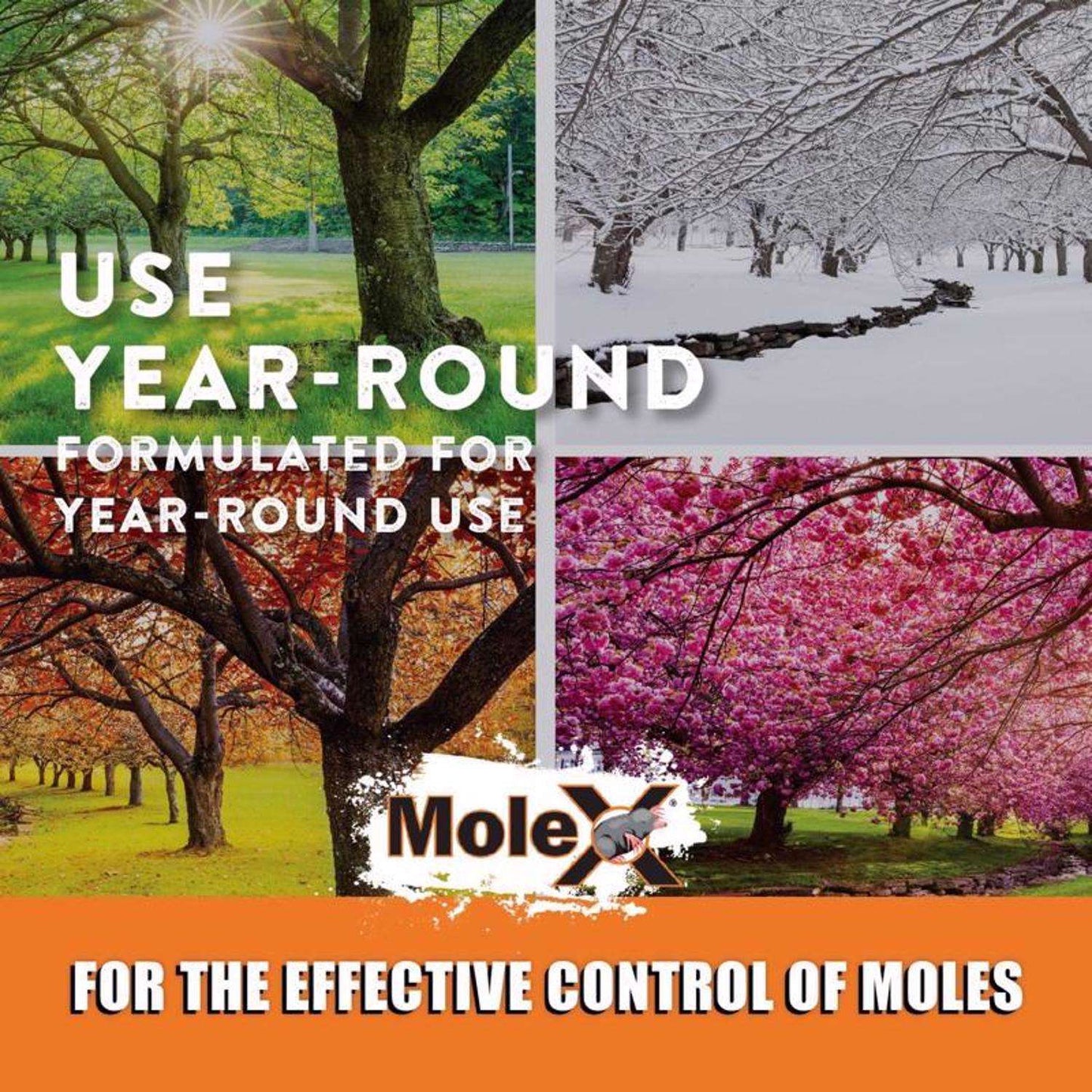  MoleX Non-Toxic Bait Pellets For Moles 8 Oz 1 Pk