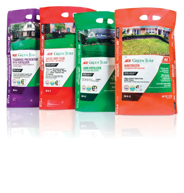  Ace 4 Step Annual Program Lawn Fertilizer For All Grasses 5000 Sq Ft