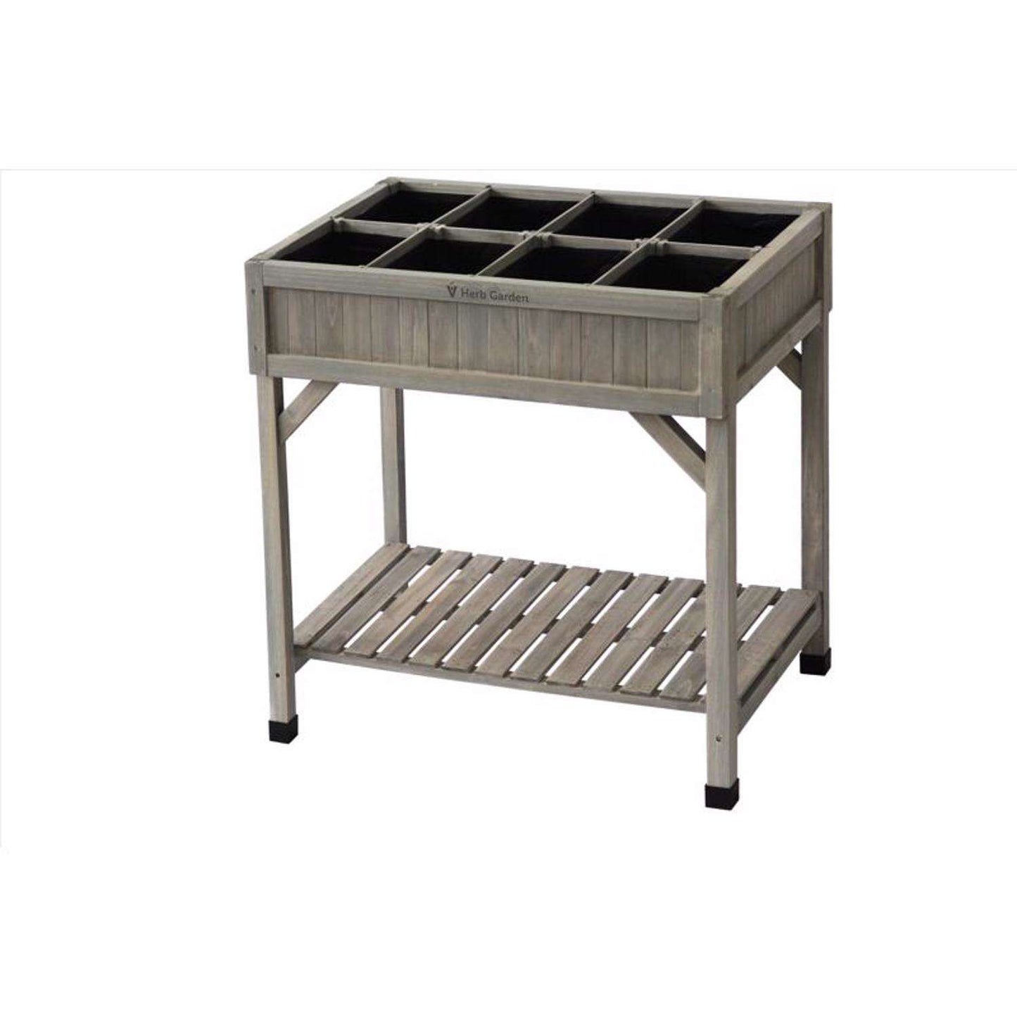  VegTrug 32 In. H X 31 In. W X 23 In. D Wood Herb Garden Planter Gray