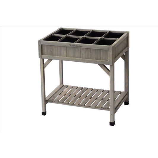  VegTrug 32 In. H X 31 In. W X 23 In. D Wood Herb Garden Planter Gray