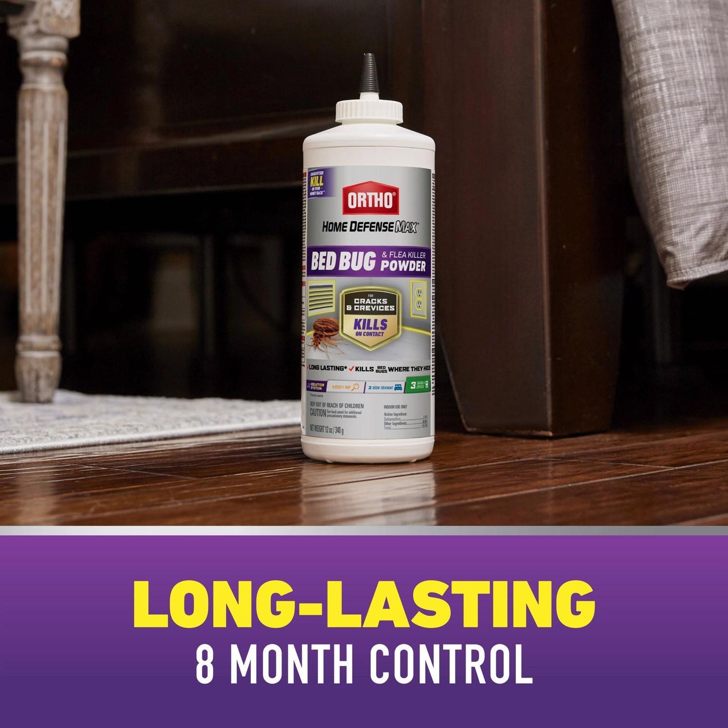  Ortho Home Defense Max Bed Bug Killer Powder 12 Oz
