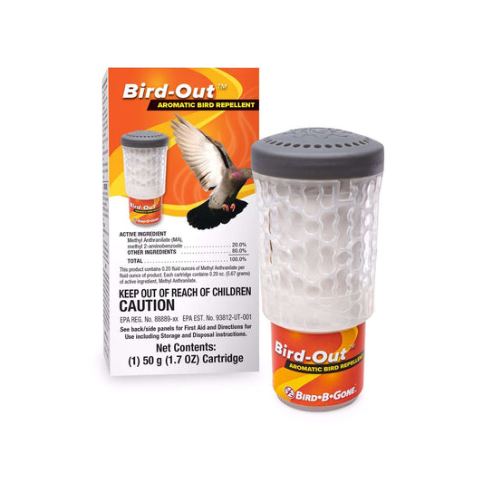  Bird-B-Gone Bird-Out Bird Deterrent For Assorted Species 1 Pk