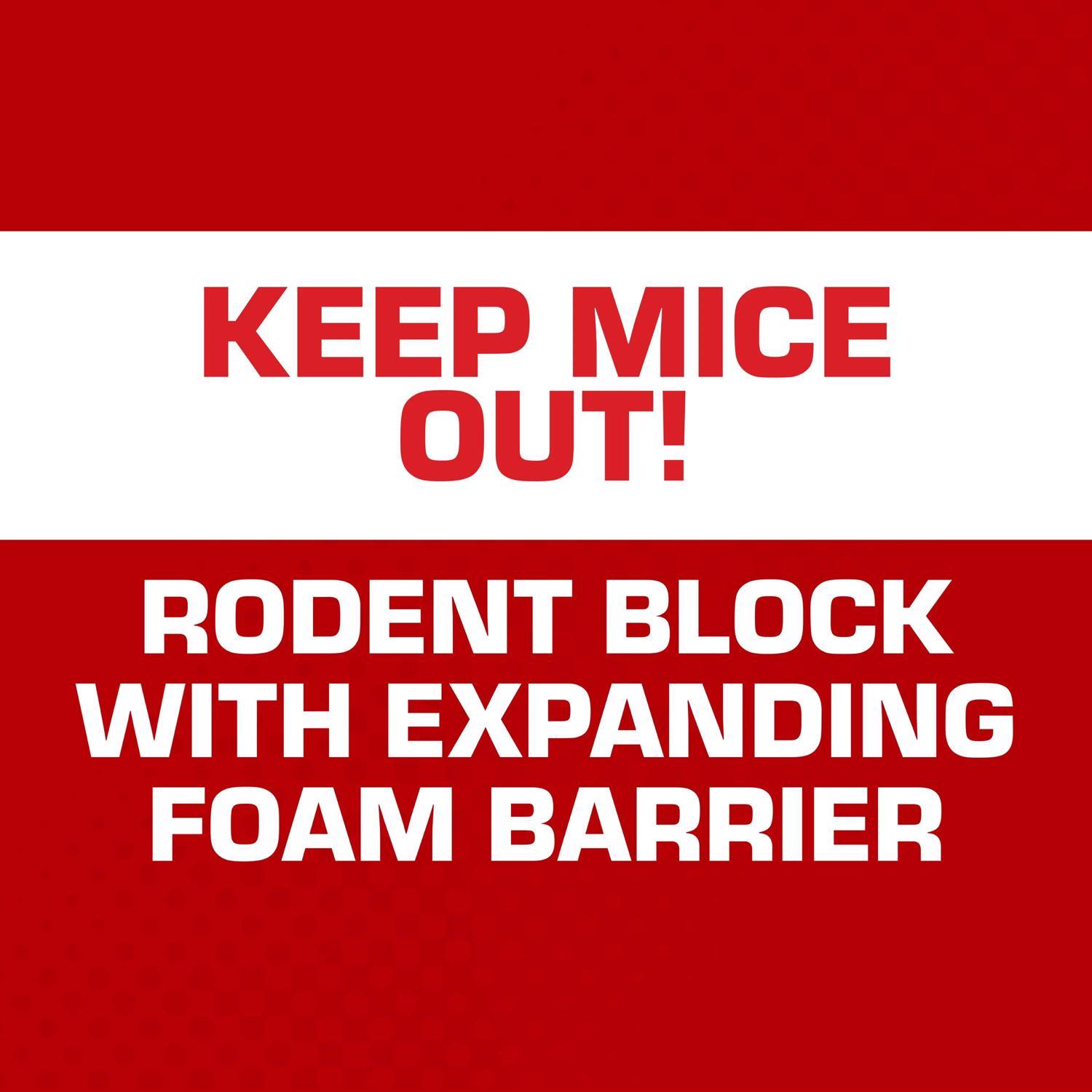  Tomcat Rodent Block Toxic Bitrex Pest Control Foam For Mice 12 Oz