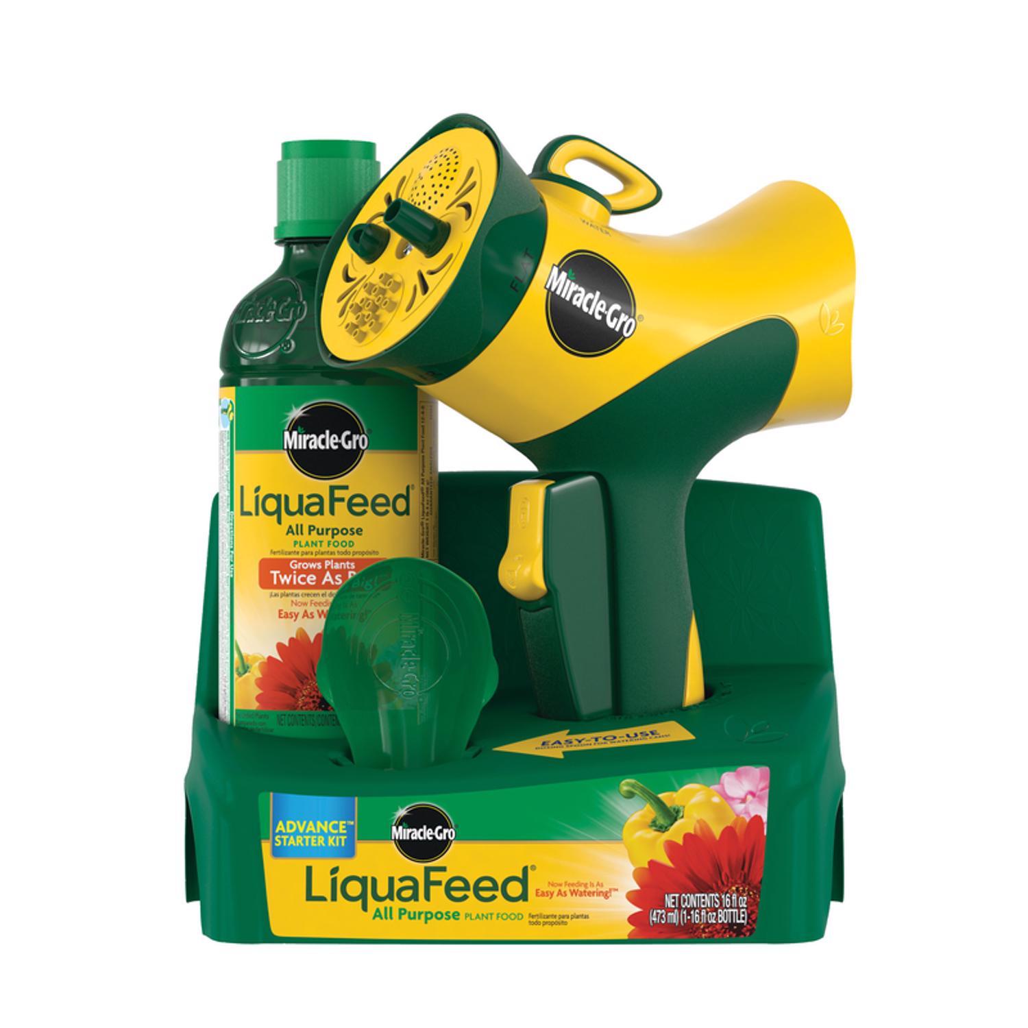  Miracle-Gro LiquaFeed Liquid Plant Food Starter Kit 16 Oz