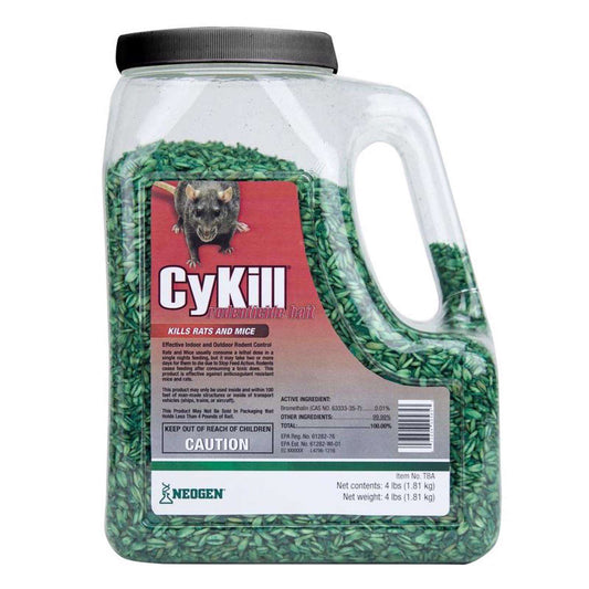  CyKill Toxic Rodenticide Bait Pellets For Mice And Rats 4 Lb 1 Pk