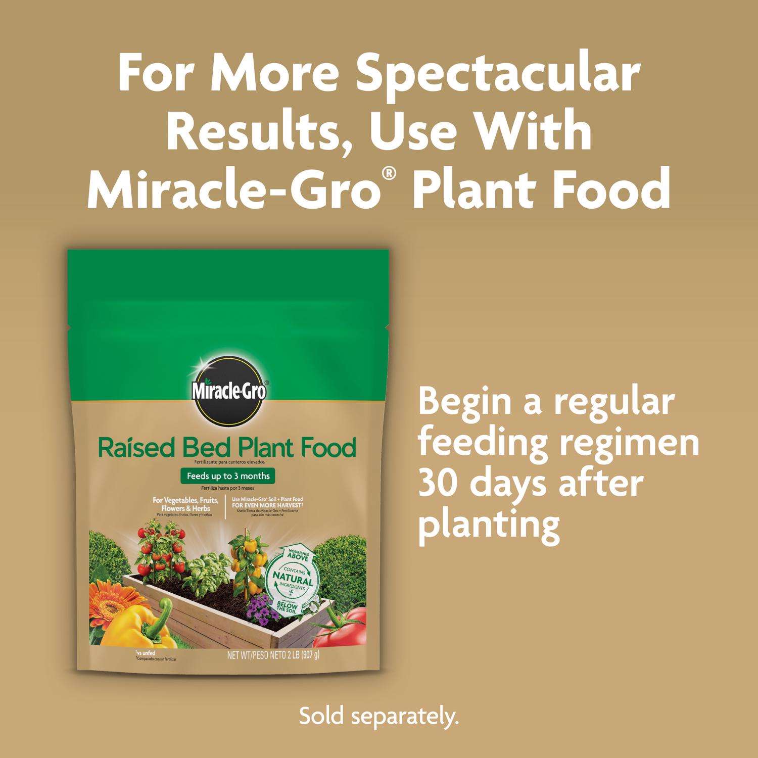  Miracle-Gro Organic All Purpose Raised Bed Soil 1.5 Cu Ft