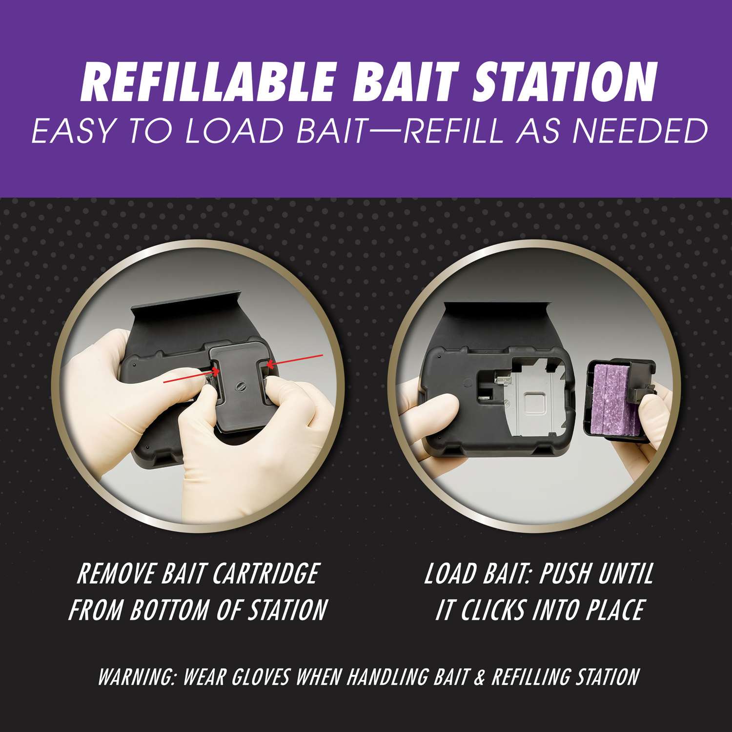  Tomcat Advanced Formula Bait Station And Bait Blocks For Mice 6 Oz 6 Pk