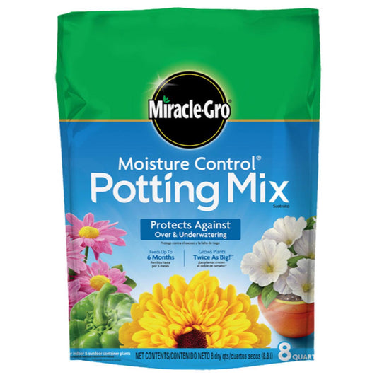  Miracle-Gro Moisture Control All Purpose Potting Mix 8 Qt
