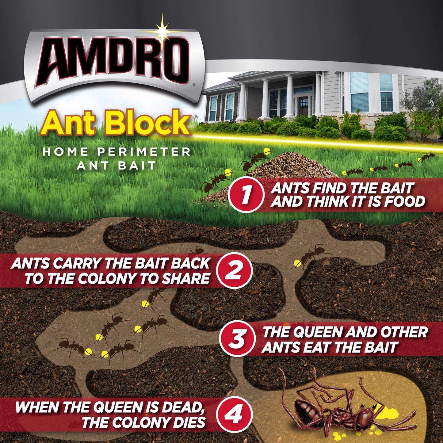  Amdro Ant Block Insect Killer 24 Oz