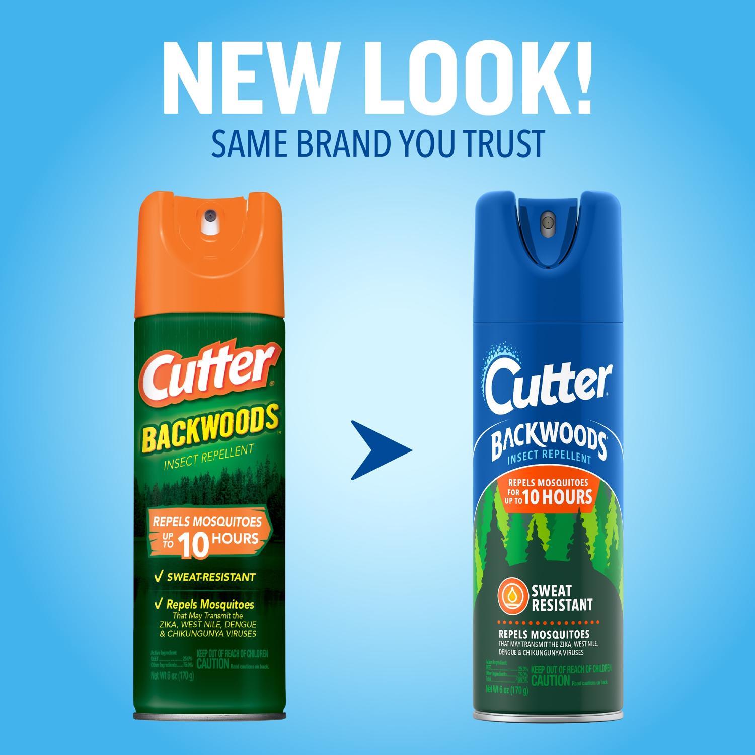  Cutter Backwoods Insect Repellent Liquid For Mosquitoes 6 Oz
