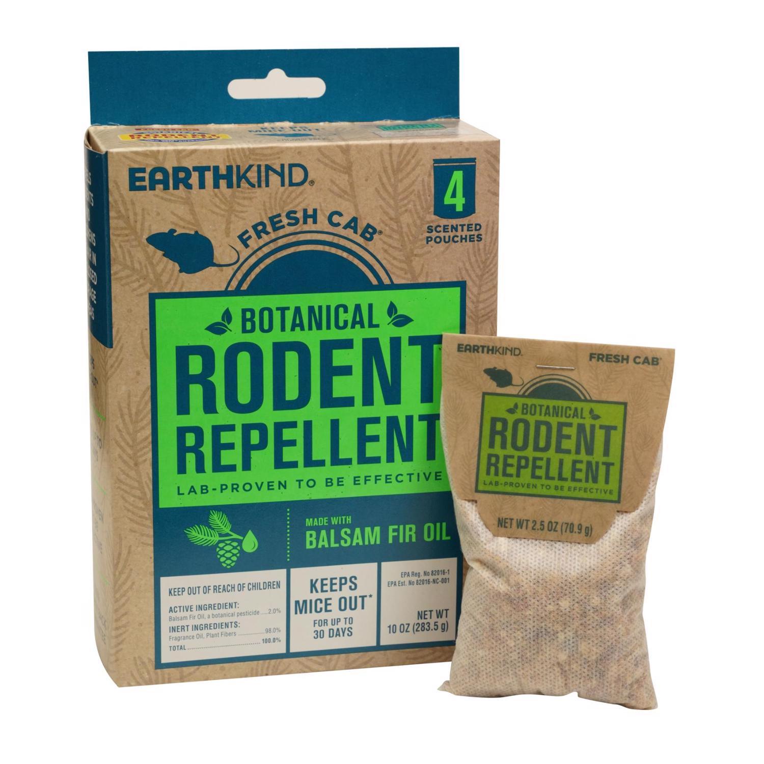  EarthKind Fresh Cab Animal Repellent Pouch For Rodents 2.5 Oz