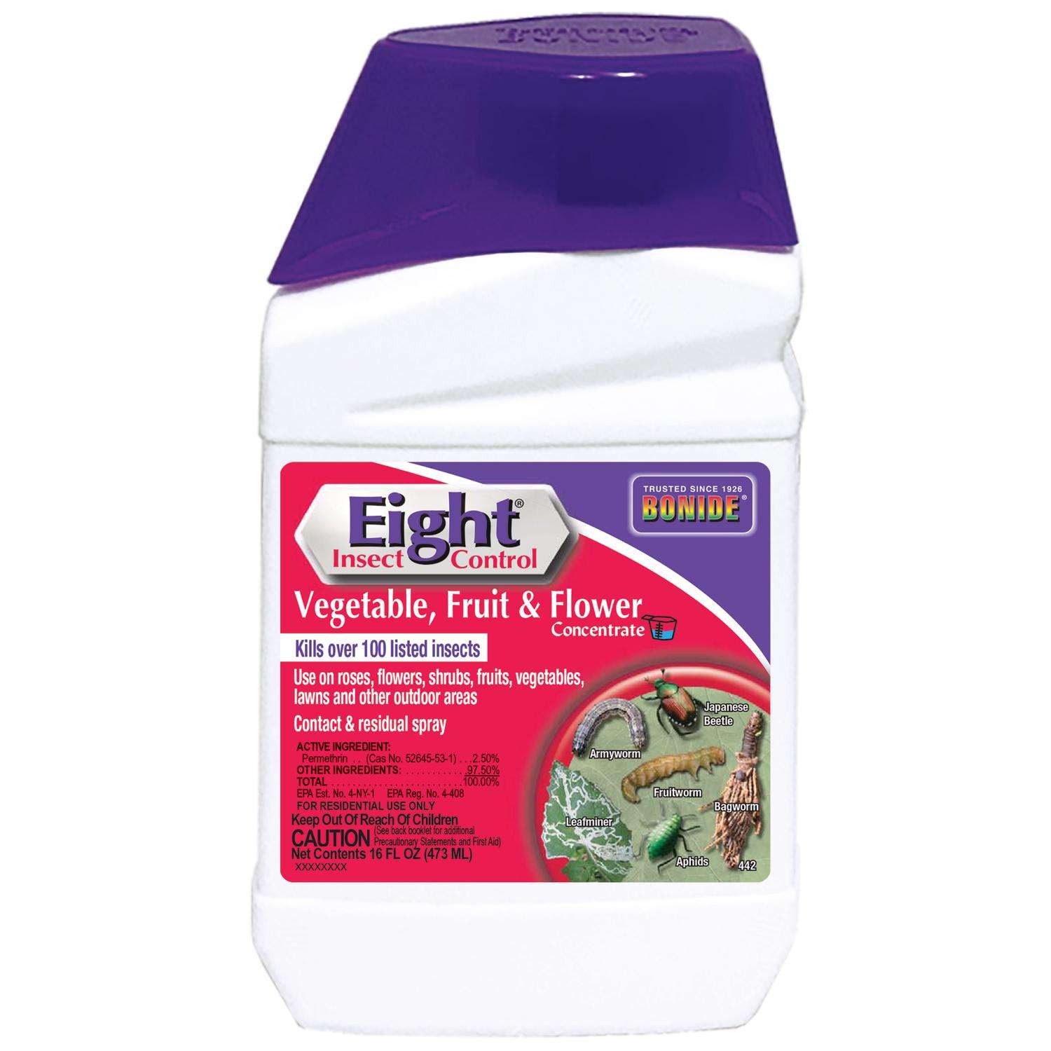  Bonide Eight Yard & Garden Insect Killer Liquid Concentrate 16 Oz