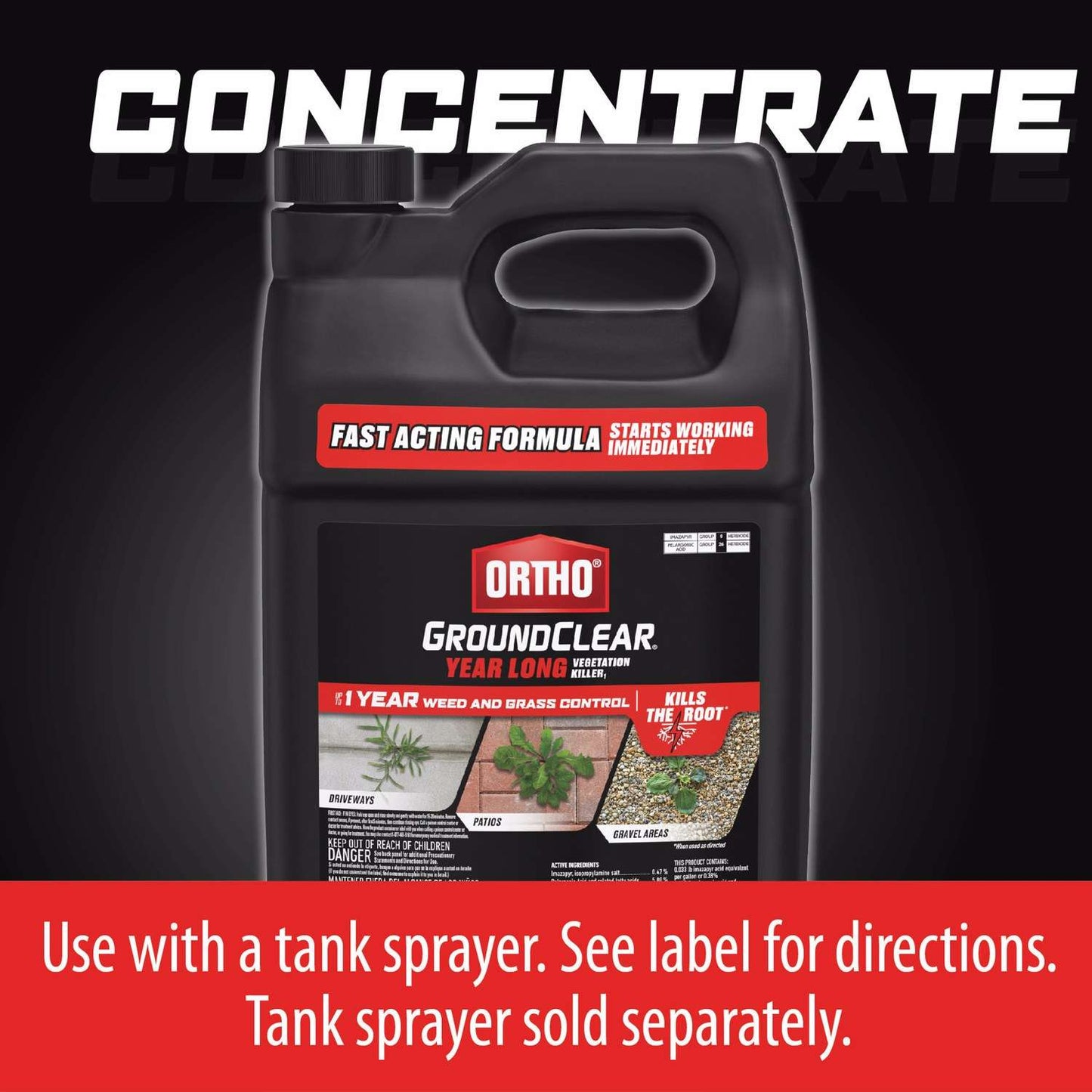  Ortho GroundClear Year Long Vegetation Killer Concentrate 1 Gal