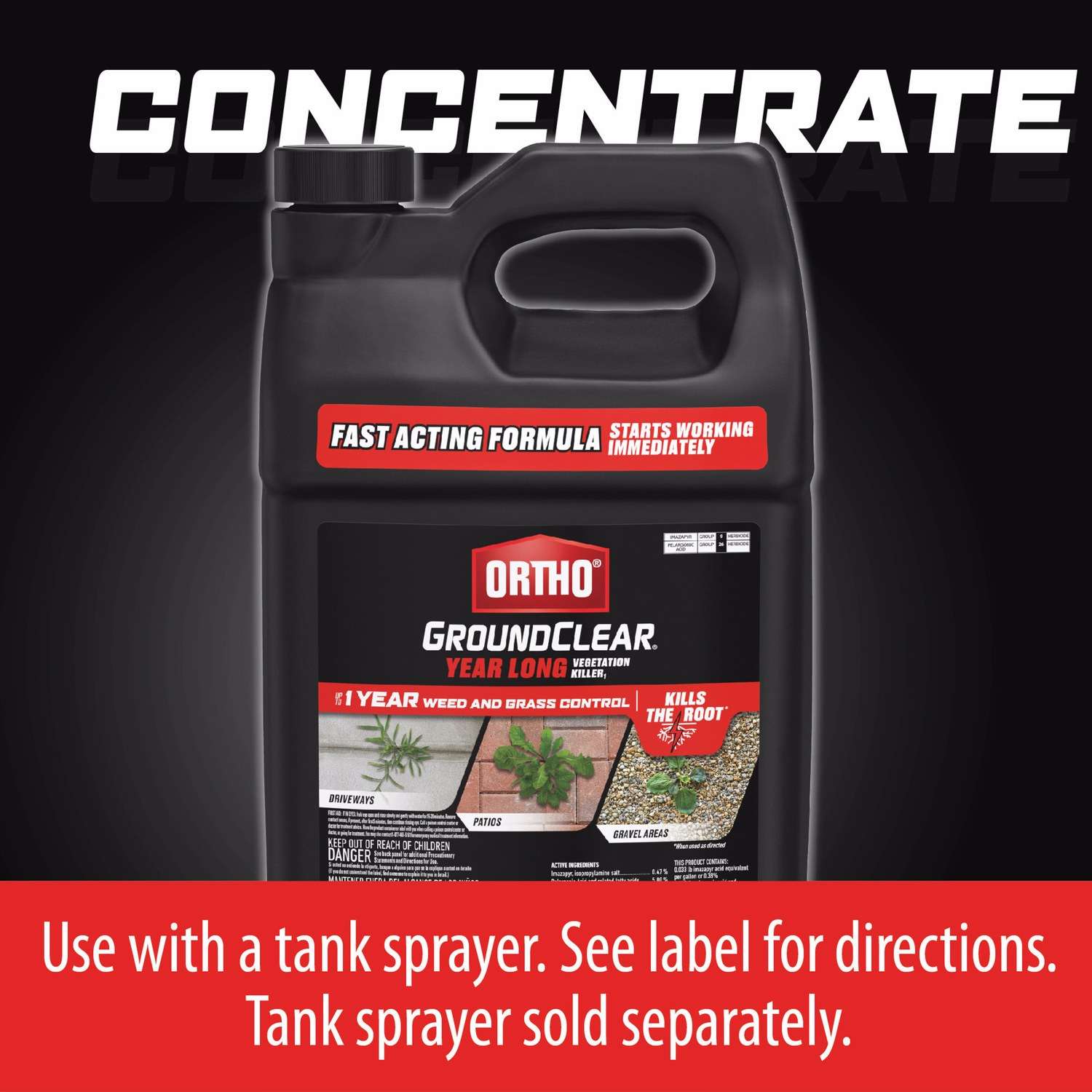  Ortho GroundClear Year Long Vegetation Killer Concentrate 1 Gal