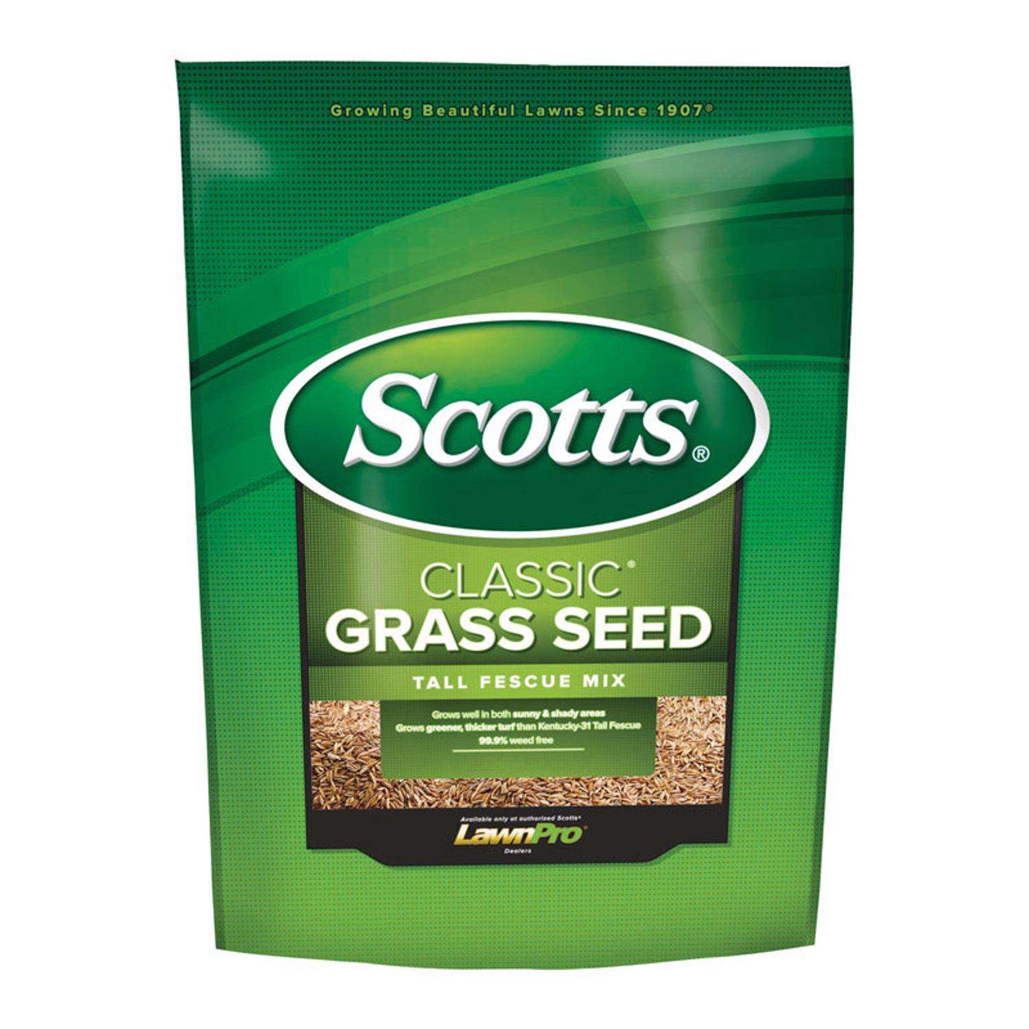  Scotts Classic Tall Fescue Grass Sun Or Shade Grass Seed 7 Lb