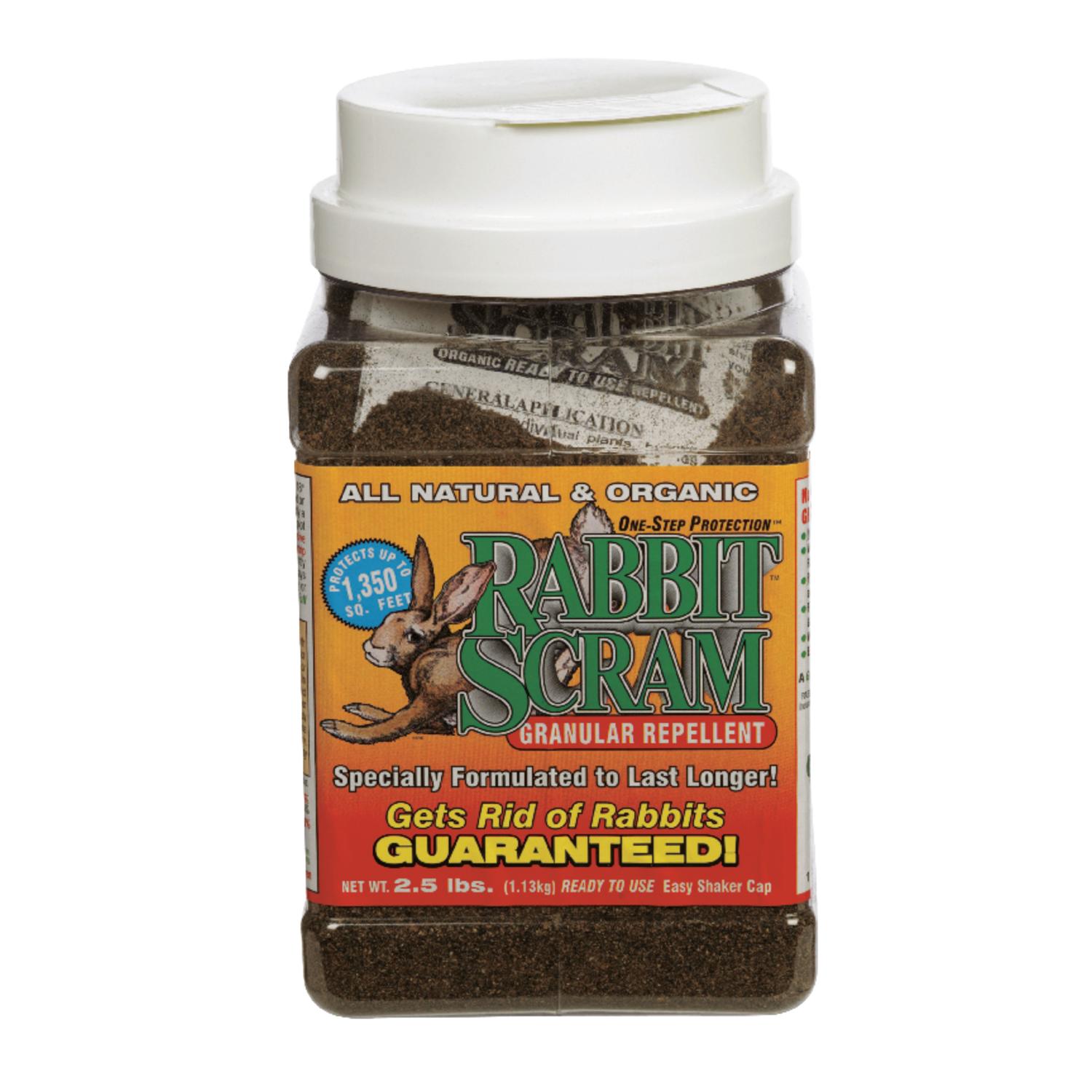  Epic Products Rabbit Scram Rabbit Repellent Granules For Rabbits 2.5 Lb