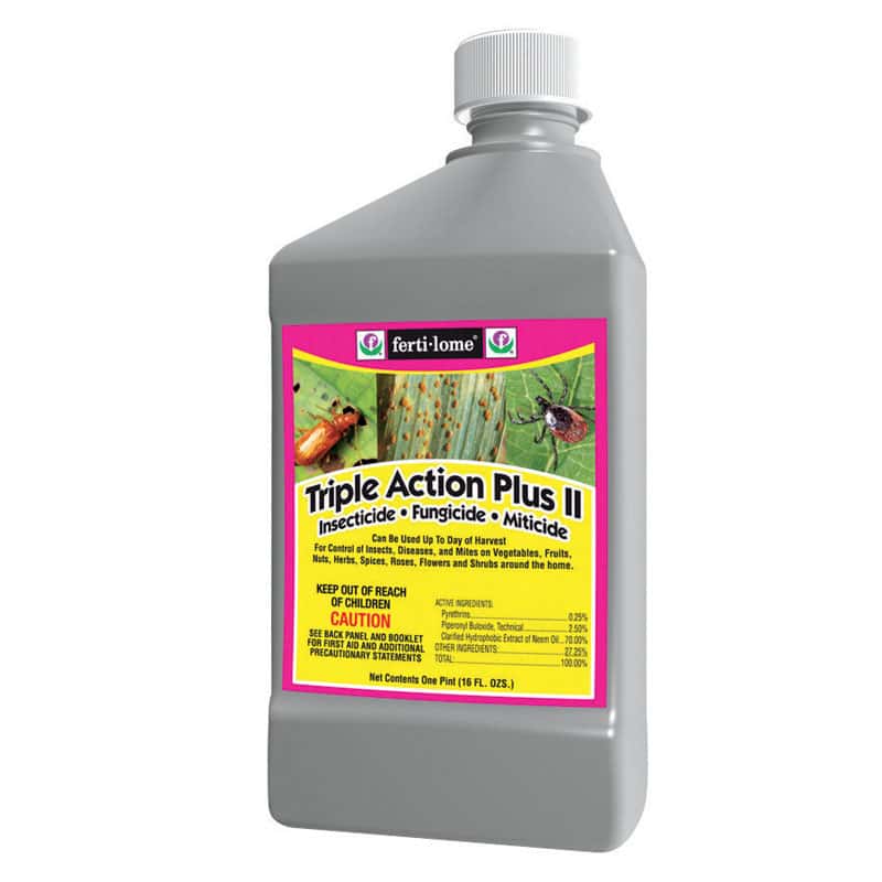  Ferti-lome Triple Action Disease & Mite Control Liquid Concentrate 16 Oz
