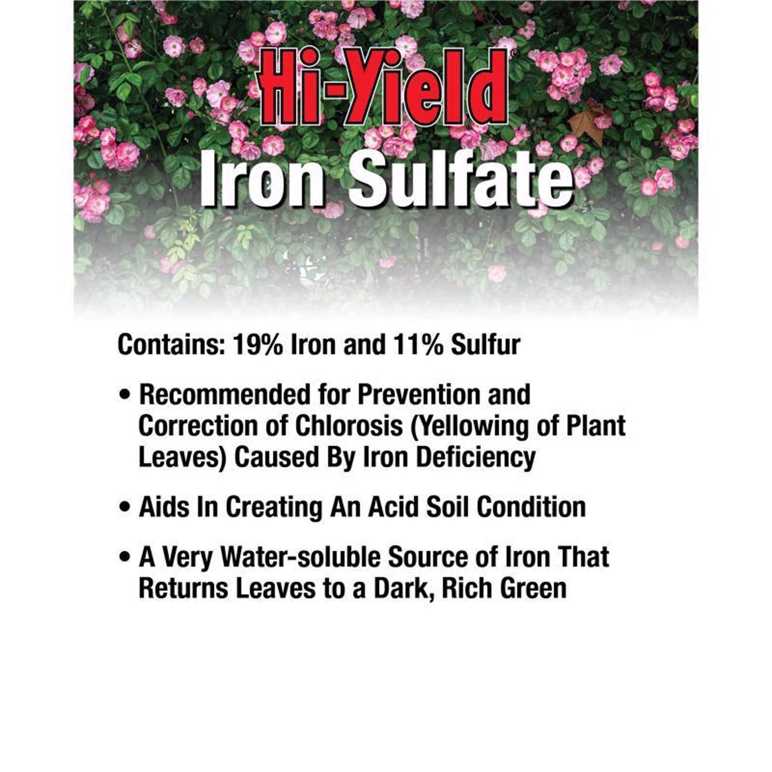  Hi-Yield Iron Sulfate 1000 Sq Ft 3.25 Lb