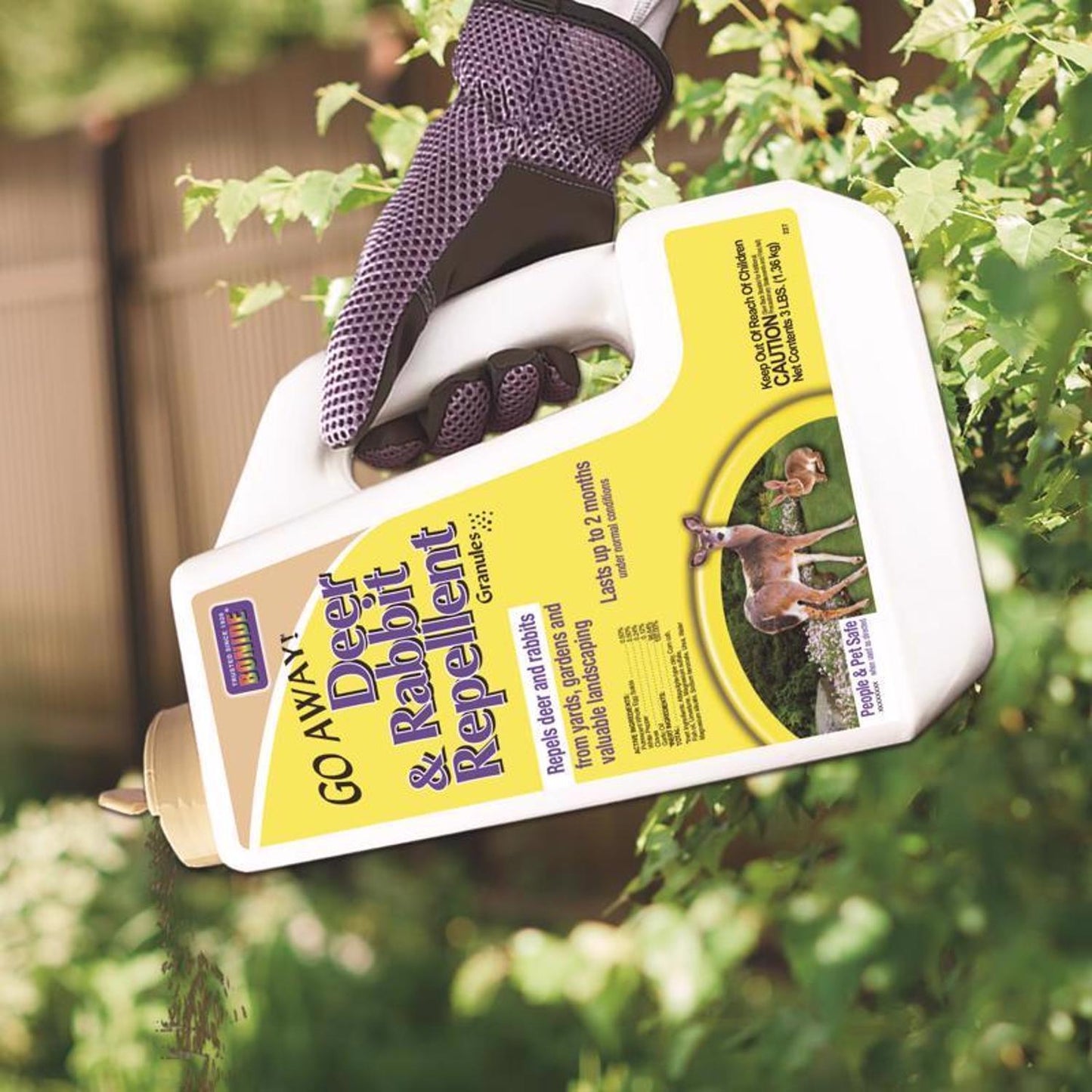  Bonide Go Away Animal Repellent Granules For Deer And Rabbits 3 Lb