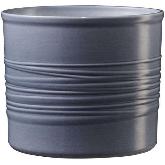 SK Pottery 4.7 In. H X 5.5 In. D Clay Laos Ceramic Pot Grayish Blue