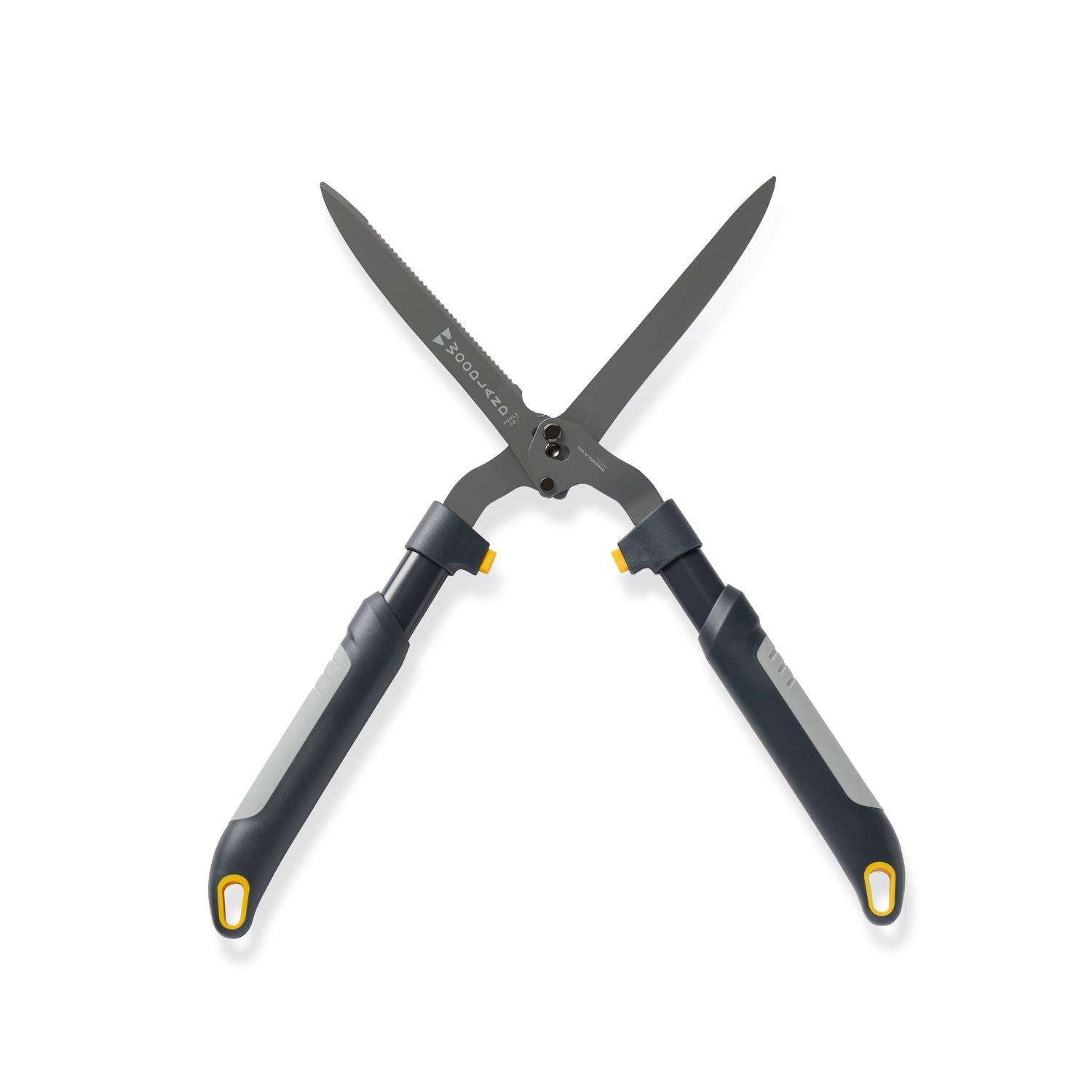  WOODLAND TOOLS LeverAction 12 In. High Carbon Steel Serrated Hedge Shears
