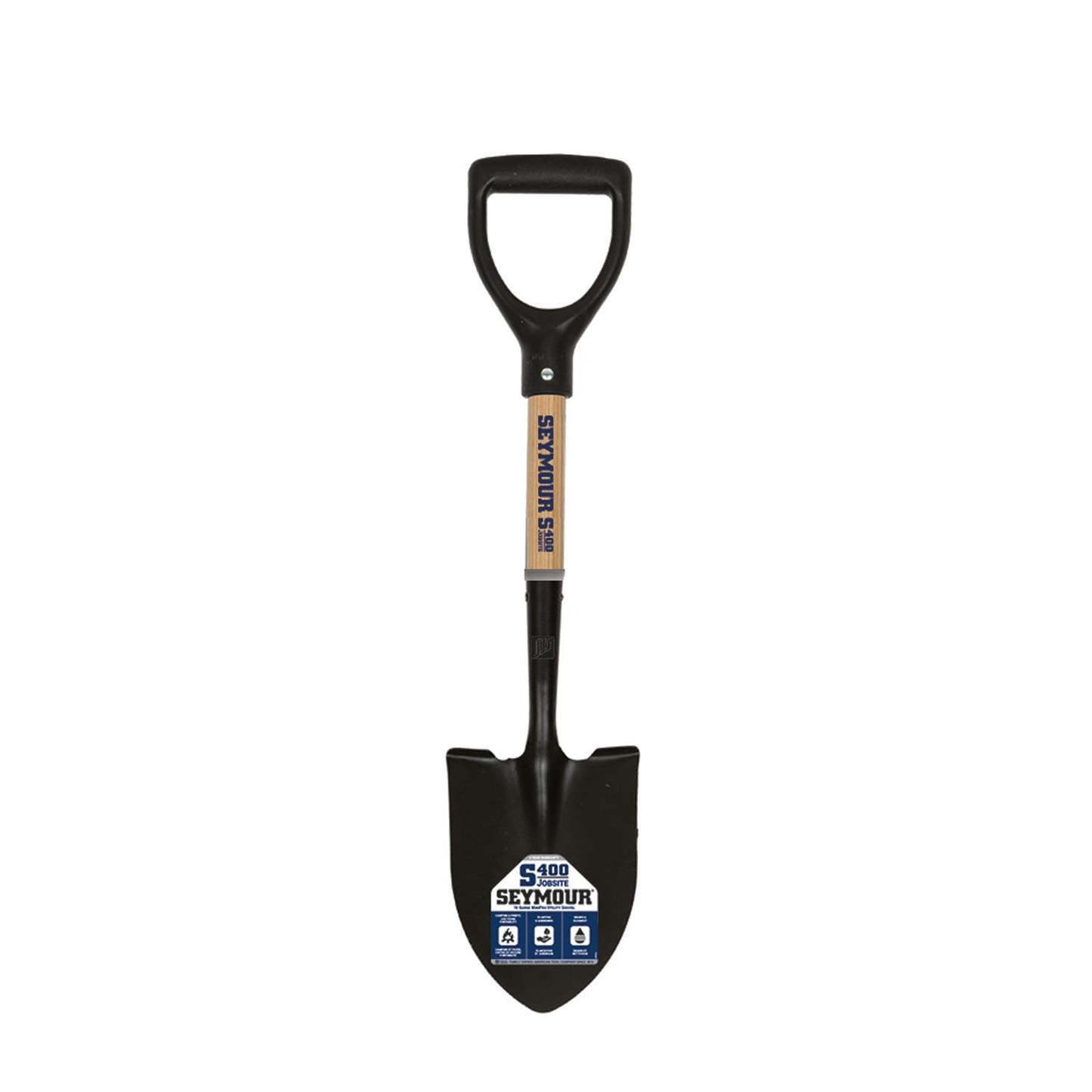  Seymour S400 Jobsite 27 In. Steel Round Shovel Wood Handle
