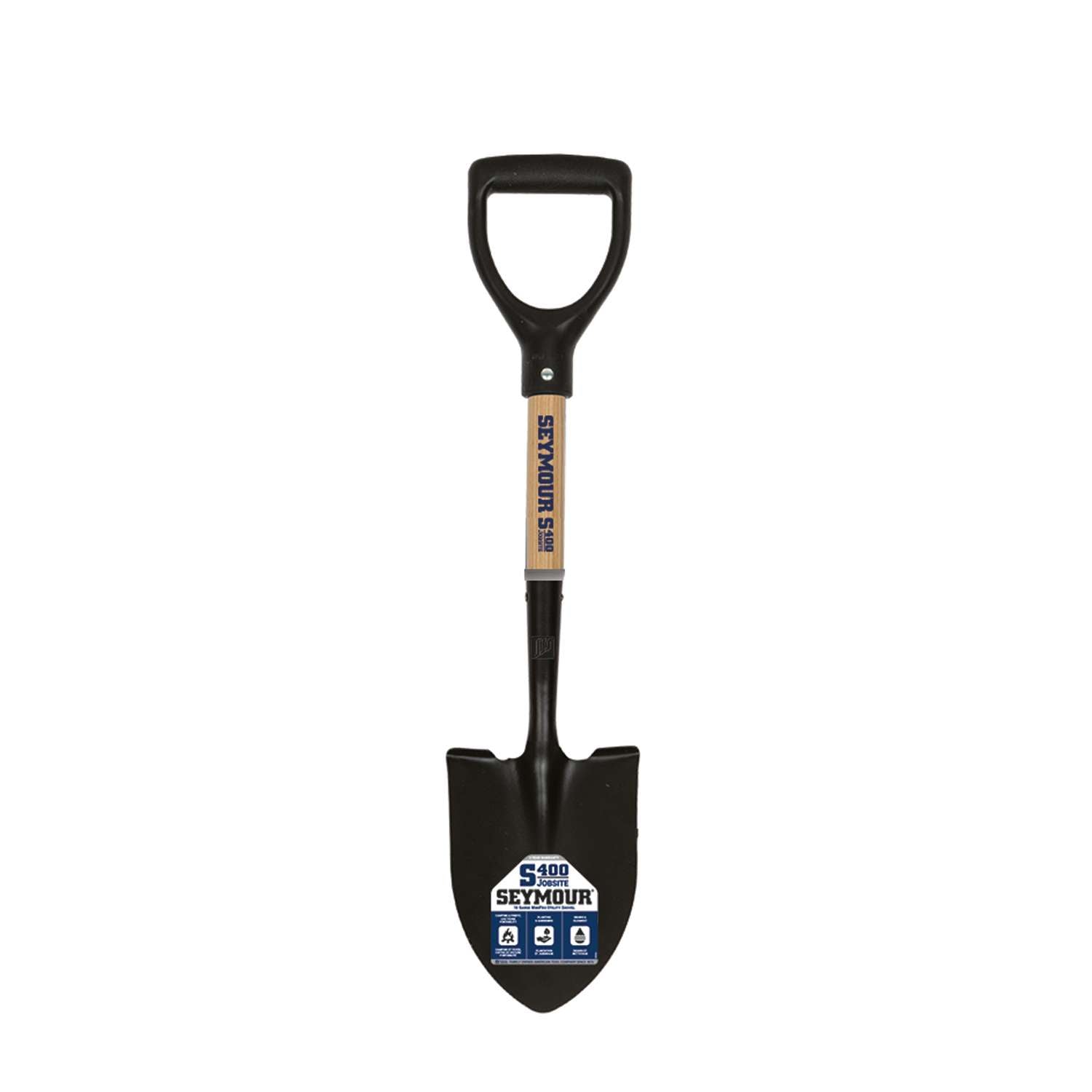  Seymour S400 Jobsite 27 In. Steel Round Shovel Wood Handle