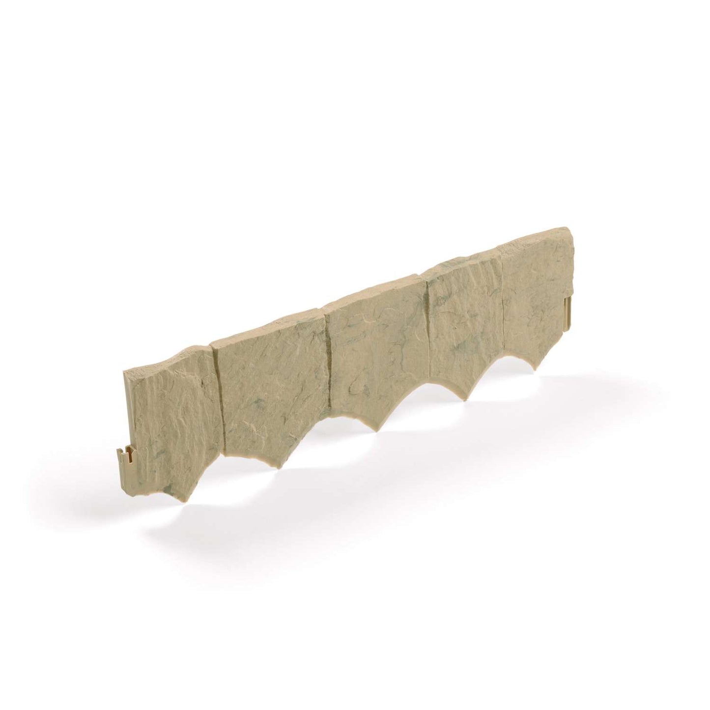  Suncast 9.5 Ft. L X 6.5 In. H Resin Tan Flagstone Edging