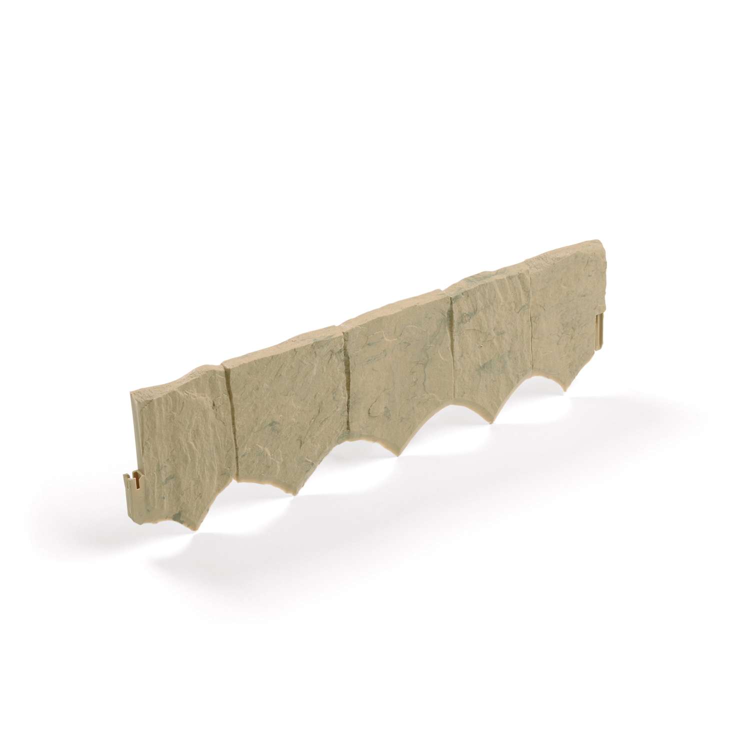  Suncast 9.5 Ft. L X 6.5 In. H Resin Tan Flagstone Edging