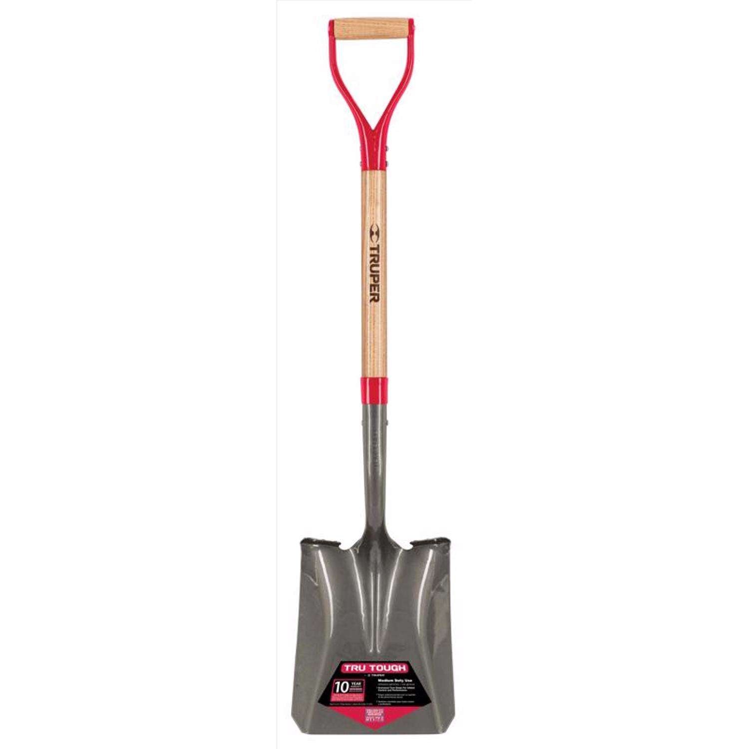  Truper Tru-Tough 41 In. Steel Square Garden Spade Wood Handle