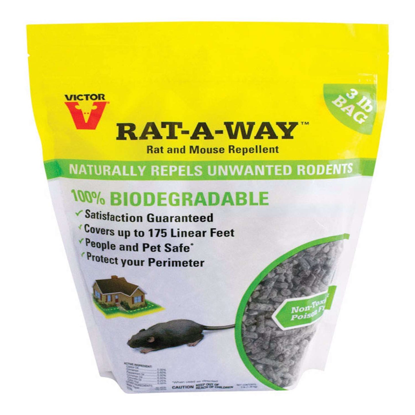  Victor Animal Repellent Pellets For Rats 3 Lb