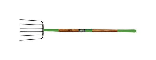  Ames 6 Tine Forged Steel Manure Fork 48 In. Wood Handle