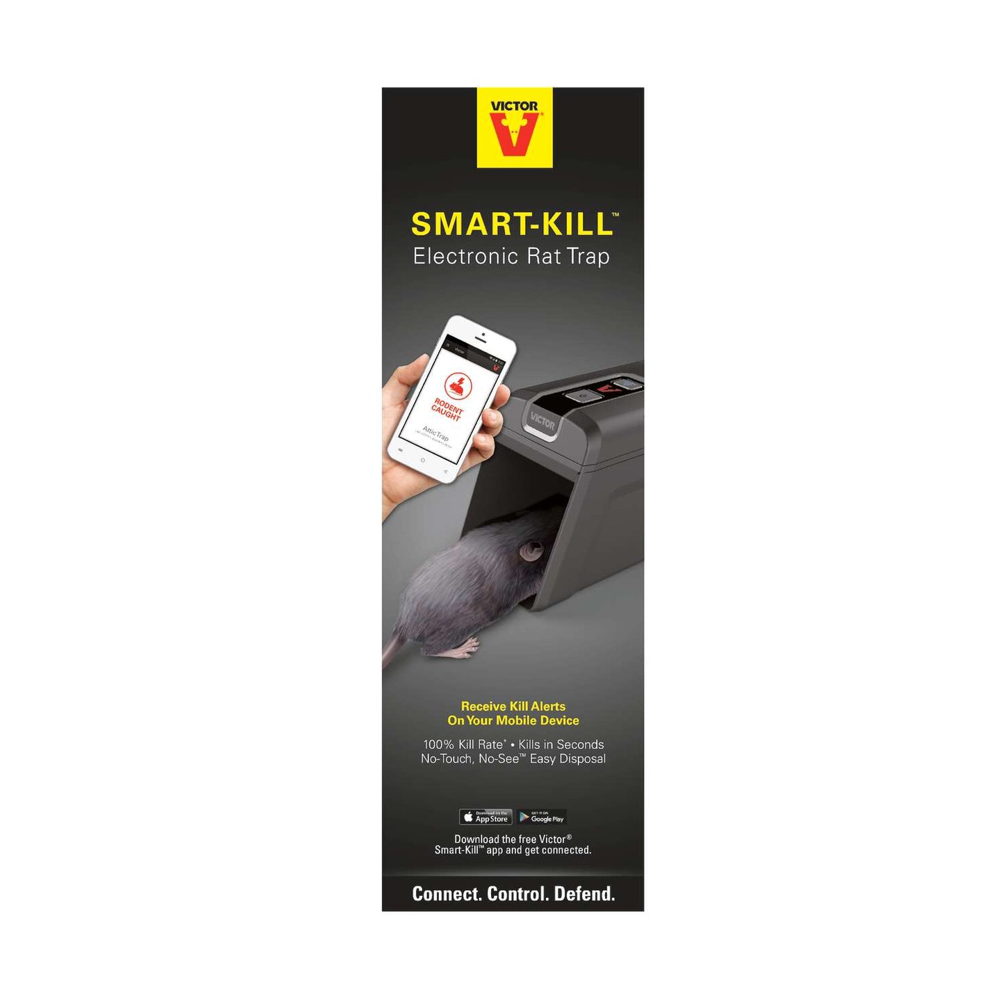  Victor Smart Kill Medium Electronic Animal Trap For Rats 1 Pk