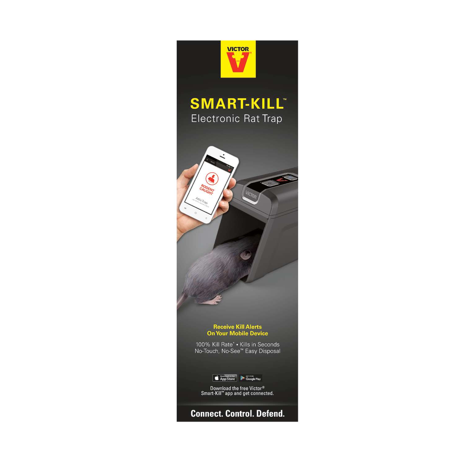  Victor Smart Kill Medium Electronic Animal Trap For Rats 1 Pk