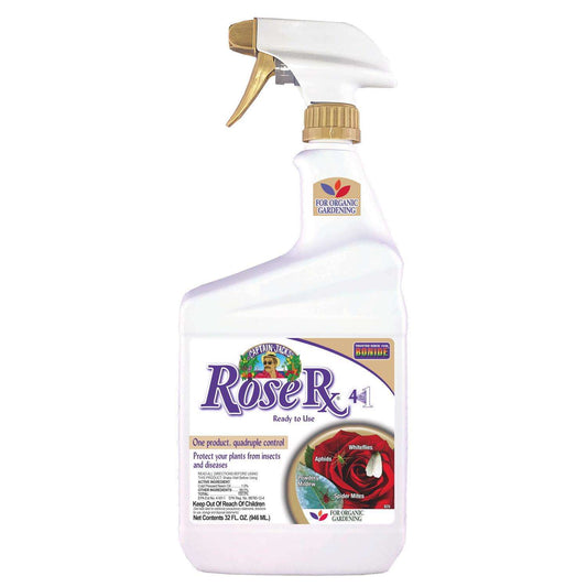  Bonide Captain Jack’s Rose Rx Organic Disease And Insect Control Liquid 32 Oz