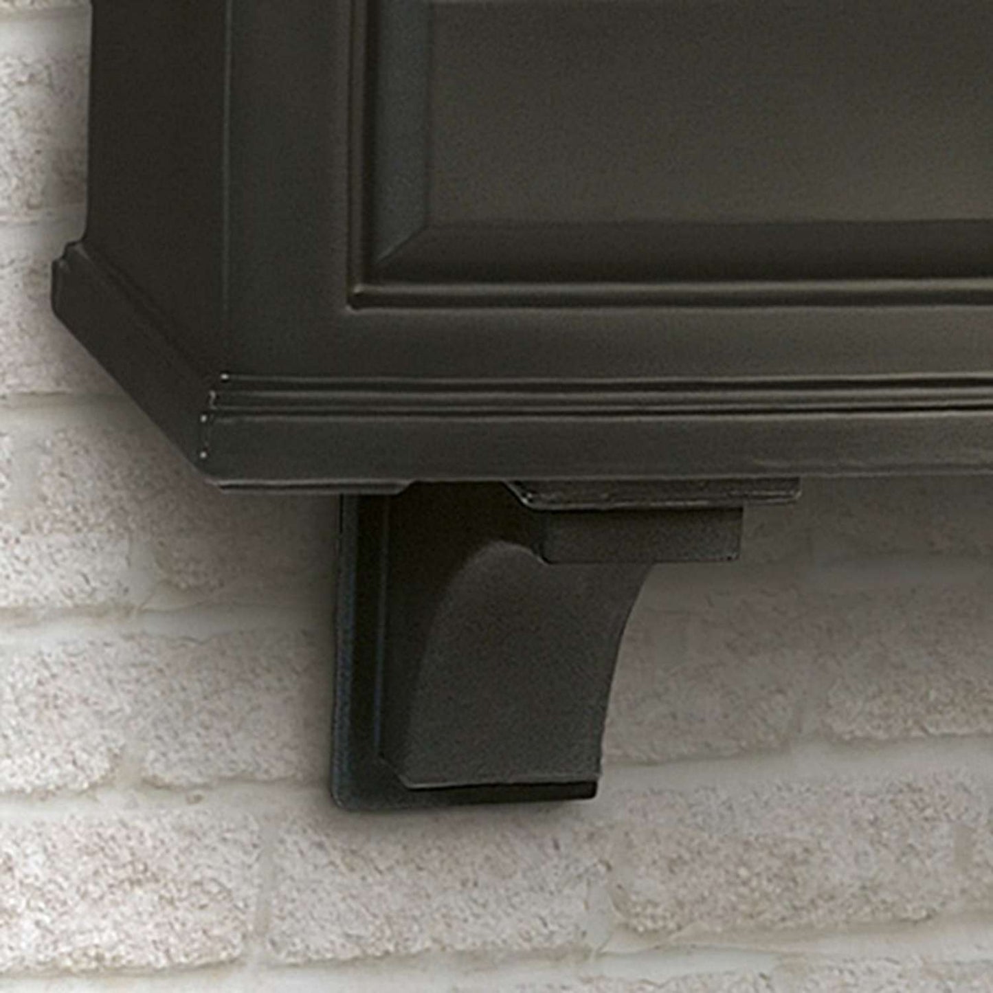  Mayne Nantucket 5 In. H X 4 In. W Black Plastic Brackets