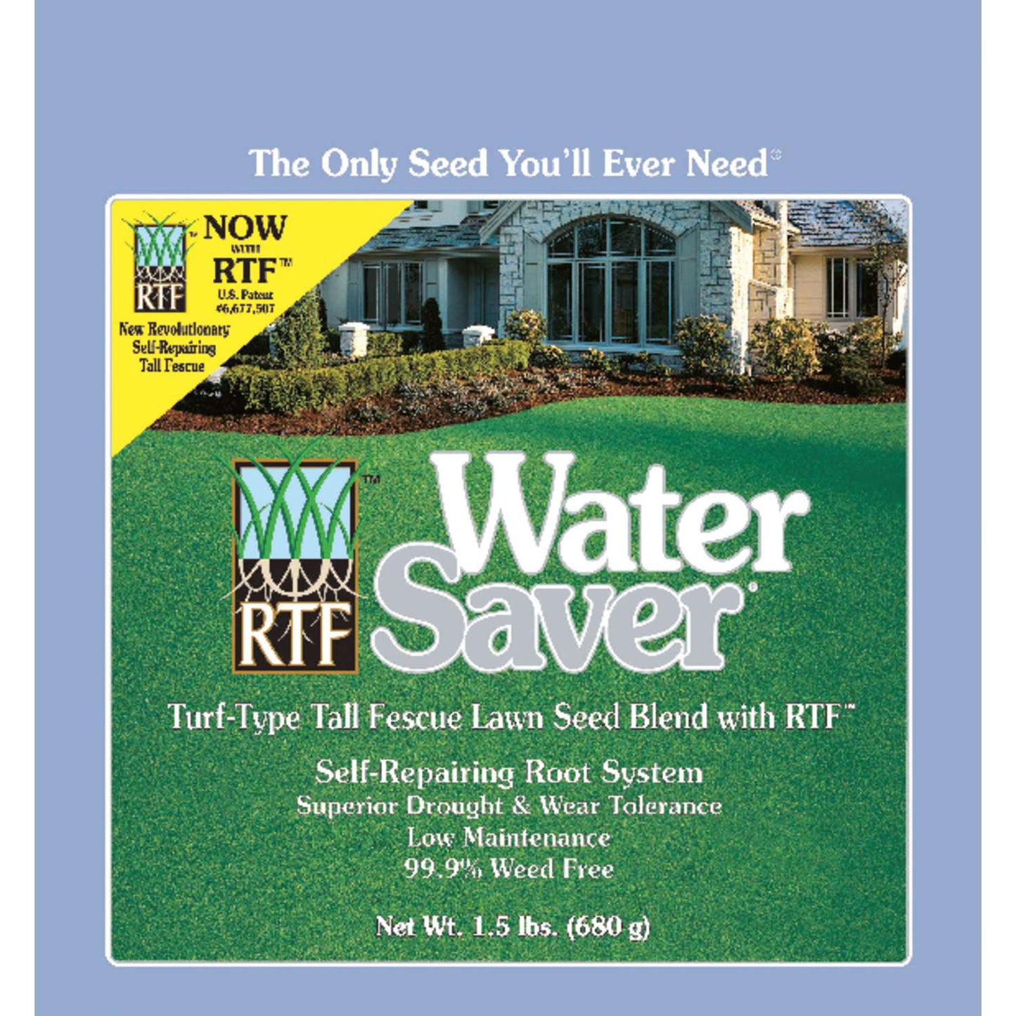  Barenbrug Water Saver Tall Fescue Grass Sun Or Shade Grass Seed 1.5 Lb