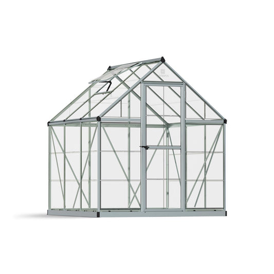  Canopia By Palram Harmony Silver 72.8 In. W X 73.2 In. D X 81.9 In. H Walk-In Greenhouse