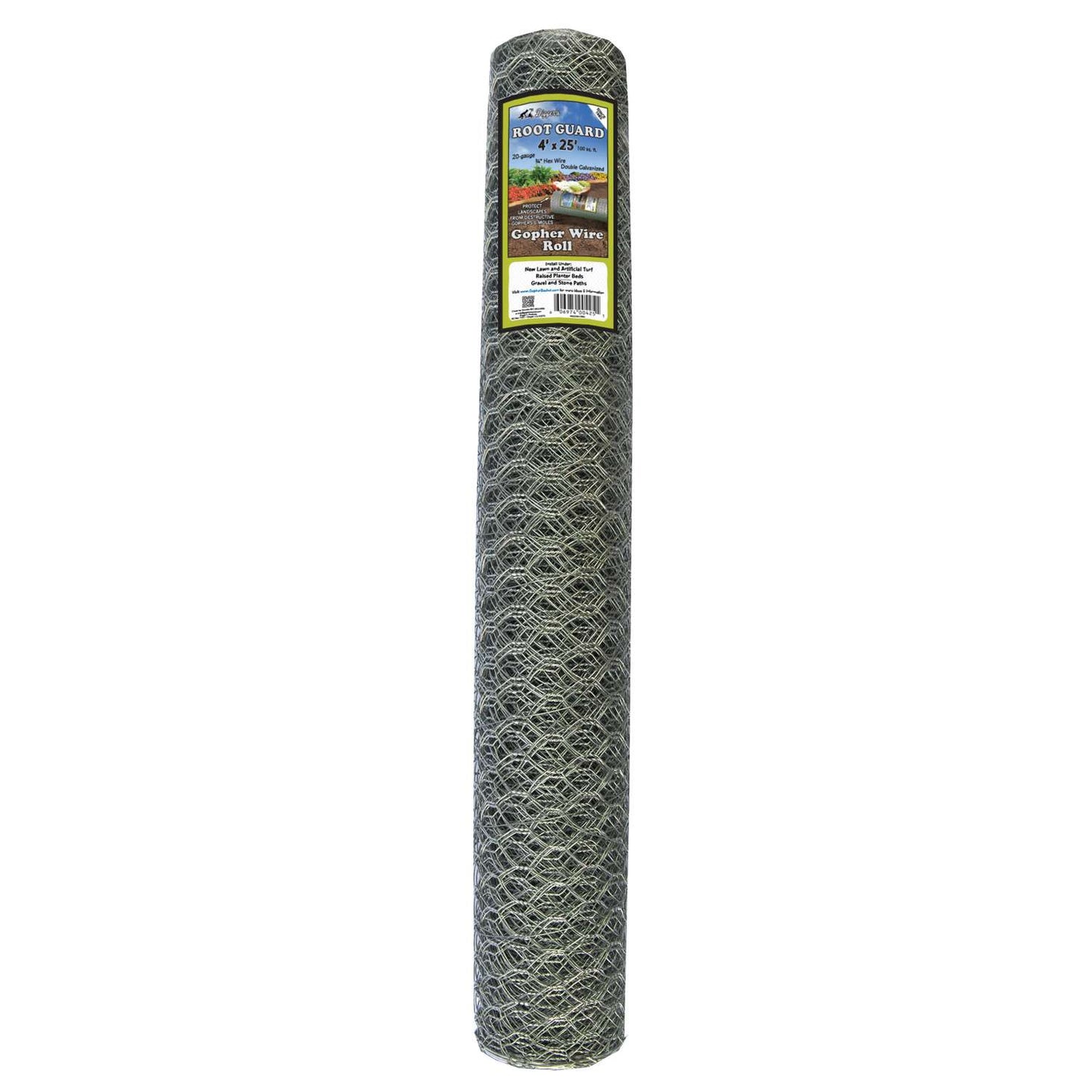  Digger's Root Guard 4 Ft. H X 25 Ft. D Silver Coated Wire Gopher Wire Roll