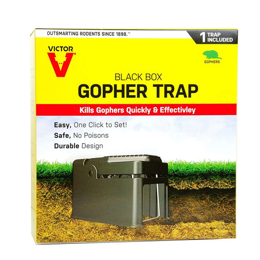  Victor Black Box Choker Loop Animal Trap For Gophers 1 Pk
