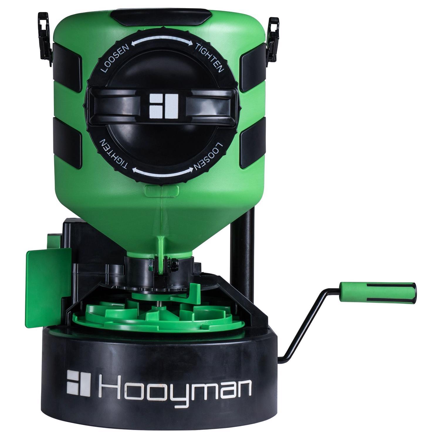  Hooyman Broadcast Chest Mount Spreader For Fertilizer/Ice Melt/Seed 35 Lb. Capacity